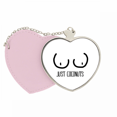thumbnail image 1 of Sólo cocos gracioso dibujo Bolsa de viaje Mirror maquillaje corazón rosa, 1 of 4