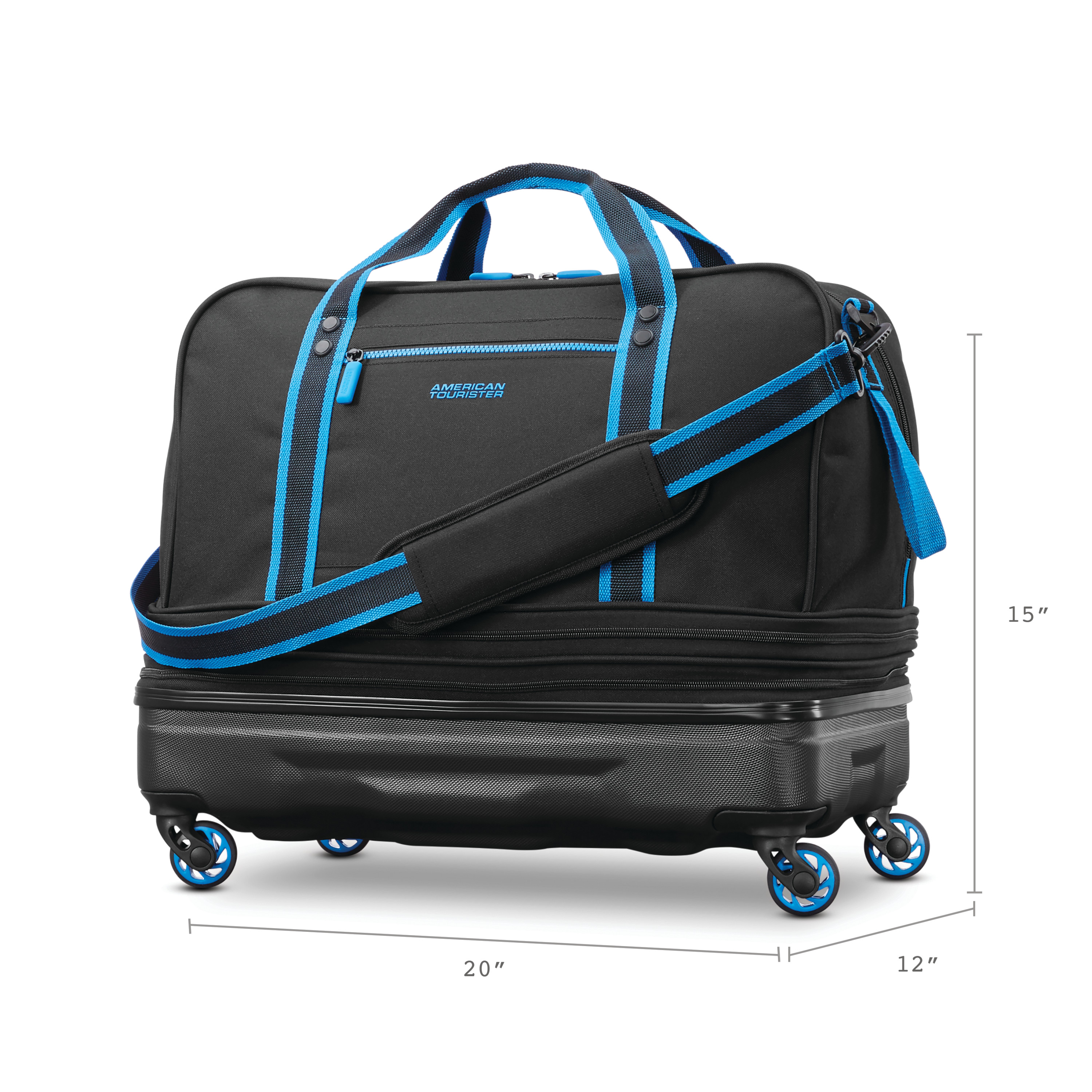American Tourister Exo Hybrid Expandable Rolling Duffel photo 2