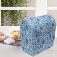 thumbnail image 3 of Dutch Stand Mixer Cover, Elements from Nature and Architecture of Netherlands in Blue Tones, Kitchen Appliance Organizer Bag Cover with Pockets, 5 Quarts, Pale Blue Navy Blue, by Ambesonne, 3 of 4