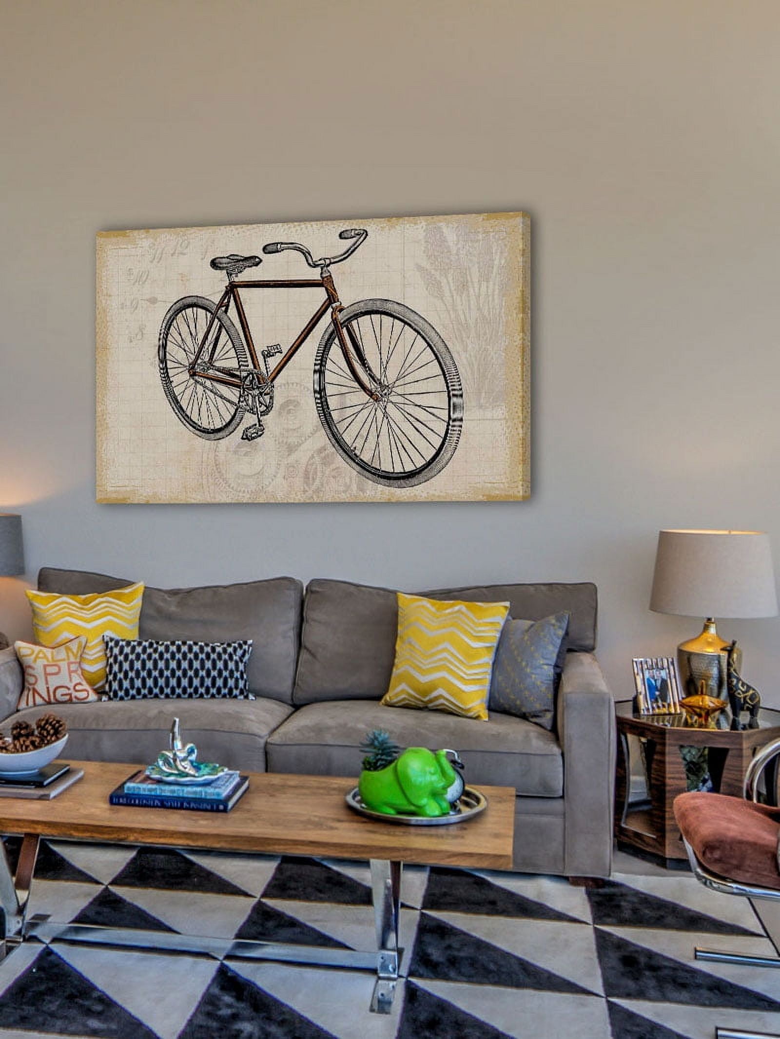 Marmont Hill "Red Bike" Painting Print on Canvas