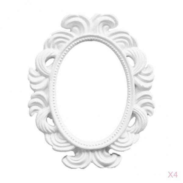 Details about   Oval Antique Baroque Photo Frame Decorative Family Picture Frame Display 