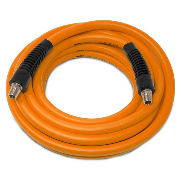 WEN 25Foot by 3/8Inch 300 PSI Hybrid Polymer Pneumatic Air Hose