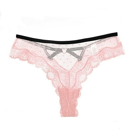 

Yuelianxi Seamless Underwear For Women Fashion No Show Bikini Panties Lace Ladies High Cut Hipster Stretch