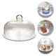 thumbnail image 2 of 1 Set of Protective Cake Cover Food Hood Dessert Cake Dust-proof Cover (White), 2 of 4