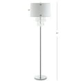 thumbnail image 5 of JONATHAN Y Abigail 61" Crystal / Metal LED Floor Lamp, Clear/Chrome, JYL2034A, 5 of 7