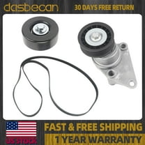 Dasbecan Serpentine Belt Drive Component Kit For Chevy GMC Cadillac Hummer 2003-2008 90K38158C 12609719 12555609