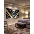 thumbnail image 5 of Marmont Hill 'Golden V' Painting Print on Wrapped Canvas, 5 of 5