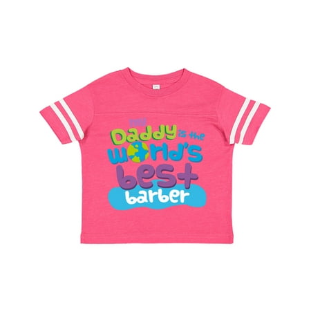 

Inktastic World’s Best Barber Daddy Gift Toddler Boy or Toddler Girl T-Shirt