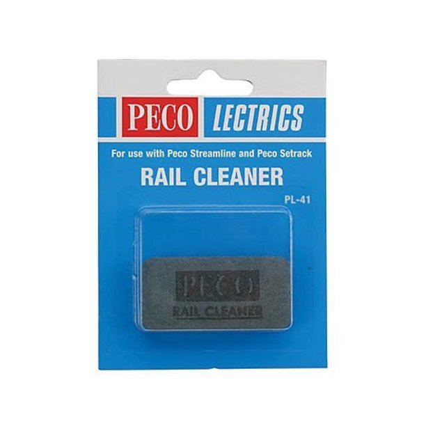 Peco PL41 All Scales RAIL CLEANERRUBBER BLOCK