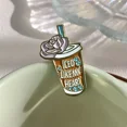 thumbnail image 4 of Pin esmaltado con forma de café helado y jugo de verano, citas divertidas de hielo americano, broche, solapas para ropa, accesorio, insignia, joyería, regalo al por mayor, 4 of 5