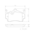 thumbnail image 4 of Brembo P65028N NAO BRAKE PADS Fits select: 2005-2016 PORSCHE BOXSTER, 2014 PORSCHE CAYMAN S, 4 of 4