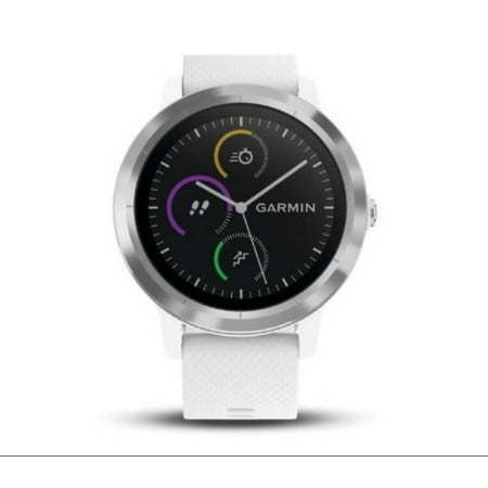 Garmin Vivoactive 3 White Silicone/Stainless Steel
