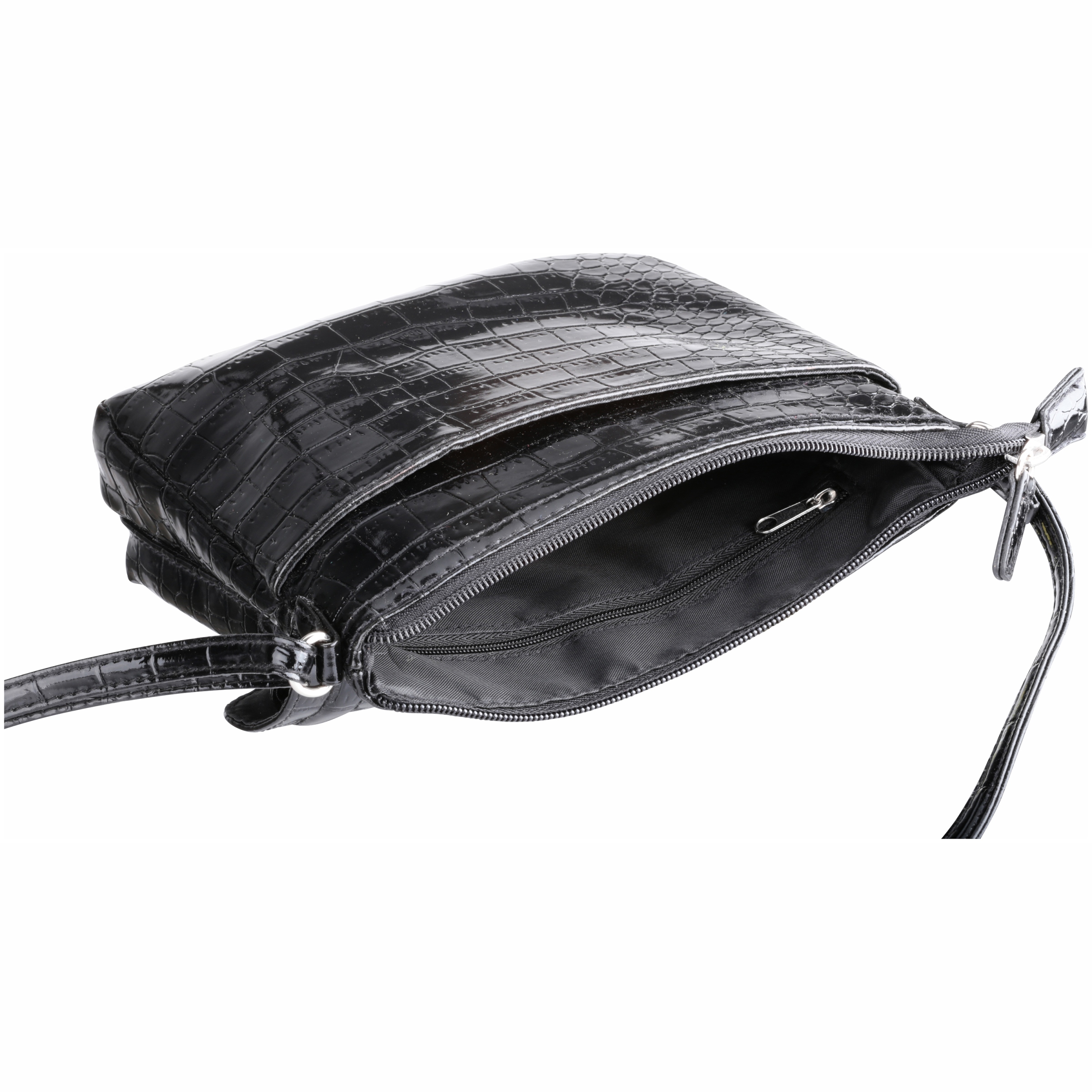George® Shiny Black Handbag - image 4 of 5