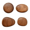 thumbnail image 3 of TISHITA 4 Pieces,Wall Mounted Wood Hooks,Wood Cabinet Knobs,Minimalist Wall Hooks Wooden Coat Hooks for Scarf Bag Towel Home Bathroom, 3 of 8