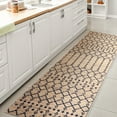 thumbnail image 3 of JONATHAN Y SANTA MONICA 2 x 8 Runner Rug, Ourika Moroccan Geometric Textured Weave - Beige/Navy, SMB108H-28, 3 of 3