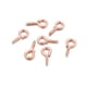 thumbnail image 1 of Juego de fabricación de joyas brillantes para esmerilar y pulir, opciones multicolor, 200 piezas de pasadores de ojo de tornillo de oro rosa, 1 of 2