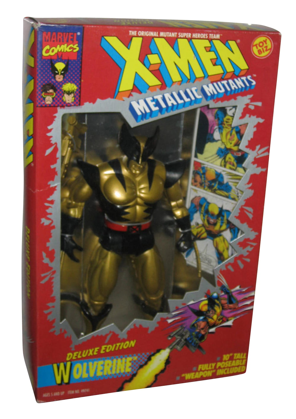 Marvel Entertainment X Men Wolverine Metallic 1994 Action Figure for sale online 