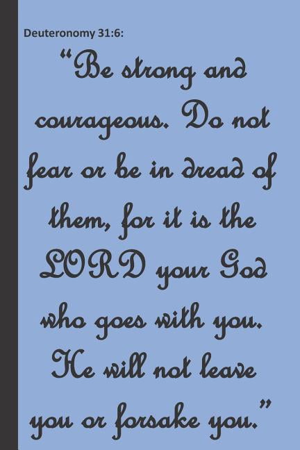 deuteronomy do not fear