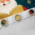 thumbnail image 4 of Manfei Vintage Santa Claus Curtains Pack of 2 (42x84 Each),Happy New Year Curtains Blackout,Teens Xmas Gifts Bedroom Curtains For Kids,Luxury Bedroom Decor, 4 of 6