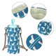 thumbnail image 3 of Quilt cover, cotton and linen, blue duck pattern, 1 piece, 3 of 5