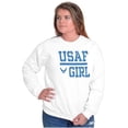 thumbnail image 5 of US Air Force USAF Girl Women Crewneck Sweatshirt Brisco Brands S, 5 of 6