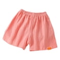thumbnail image 4 of Zanarzt Infant Shorts Toddler Baby Boys Shorts Summer Solid Cotton Short for Kids Childrens Sport Jogger Shorts Casual Pants Pink,1-2 Years, 4 of 6