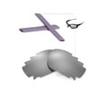 thumbnail image 1 of Walleva Titanium Polarized Vented Lenses And Grey Earsocks For Oakley Racing Jacket Sunglasses, 1 of 3