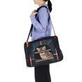 thumbnail image 6 of Easter Premium Fabric Pet Bag - Durable 900D Oxford Cloth, Sherpa Base, and Nylon Webbing - Size: 17x10x11.8in, Ideal for Travel and Outdoor Adventures!, 6 of 7