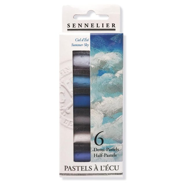 Pasteles SENNELIER Half Pastel Summer Sky, set de 6