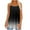 【Black】, variant on qucoqpe Summer Plus Size Tank Tops for Women Boho Tie Dye Loose Cami Spaghetti Strap Tunic Blouses