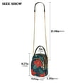 thumbnail image 2 of FORMRS Crossbody Bag for Women Quilted Travel Shoulder Cell Phone Purse with Chain Strap Handbag, Christmas Berries, 2 of 7