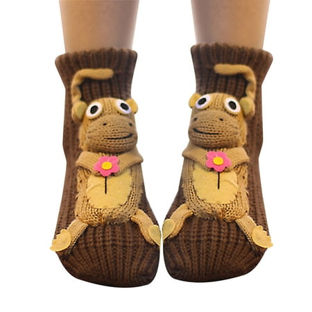 

Mchoice Women Socks Winter - Gifts for Women - Warm Thick Soft Cartoon Wool Socks Christmas Gifts Socks Cozy Crew Socks on Clearance