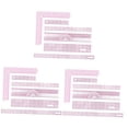 thumbnail image 5 of WORGEOUS 18 pcs  Professional Sewing Ruler Clothing Ruler Square Ruler Sewing Tools, 5 of 8
