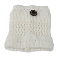 thumbnail image 6 of Moclever Winter Crochet Knit Leg Warmers, Leg Warmers for Women 1 Pair One Size Fits All, White, 6 of 10