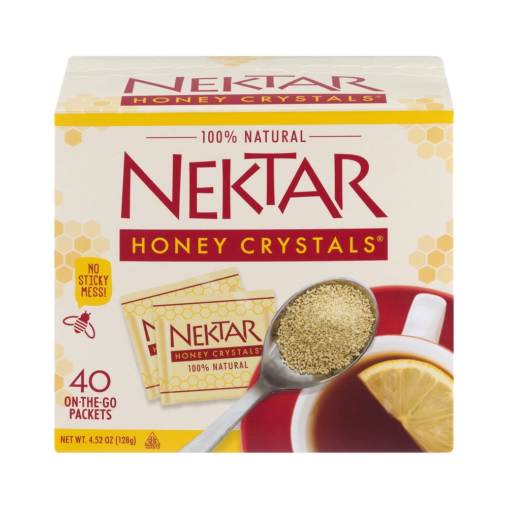 Nektar Honey Crystals Honey Sticky Mess Granulated Case of 6 40