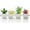 A Ceramic Potted - 4pcs, variant on Fake Succulents Plants Artificial Faux Succulents Small 4pcs Mini Potted Plastic Succulents for Christmas Home Office Living Room Desk Decor Aesthetic A