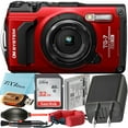 thumbnail image 1 of Olympus OM SYSTEM Appareil Photo Numérique TG-7 (Rouge) + Carte Mémoire SanDisk 32 Go + Ensemble d'Accessoires ZeeTech (Kit de Démarrage), 1 of 5