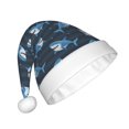 thumbnail image 2 of Salouo Funny Sharks for Adult Christmas Hat Xmas Holiday Hat Santa Hat for Women & Men Festive Headwear Accessories Fit for Christmas/ New Year/Holiday/Party,1PC, 2 of 6