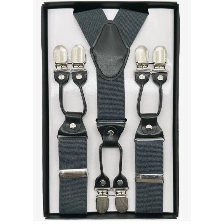 DARK GRAY Mens Womens Adjustable Elastic Y Back Style GIFT  display picture 3