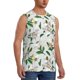 thumbnail image 2 of Balery Lilies Flowers Camisetas sin mangas para hombre, absorbe la humedad y protege contra el mal olor.-X-Large, 2 of 7