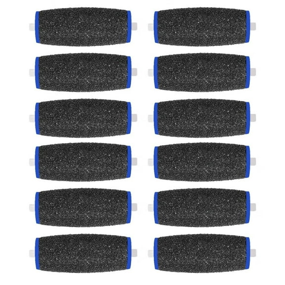 12 Pack Extra Coarse Replacement Roller for Amope Pedi,Replacement Head Refills Compatible with Amope Pedi Refills Electronic Perfect Foot File