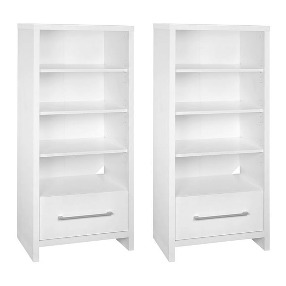 ClosetMaid 165100 Tour de Rangement Décorative avec Tiroir, Blanc (Lot de 2)
