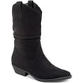 thumbnail image 3 of Style & Co. Womens Dannaa Faux Suede Pull On Cowboy, Western Boots, 3 of 3