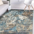 thumbnail image 3 of Luxe Weavers Modern Abstract Area Rug - Turquoise 5x7, 3 of 9