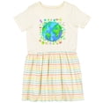 thumbnail image 3 of Inktastic Earth Day with Flowers Girls Toddler Dress, 3 of 5