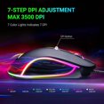 thumbnail image 3 of RHEA- Abkoncore Astra M30 Usb Wired Gaming Computer Mouse Max 3500 Dpi 8 Button-A2, 3 of 6
