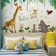 thumbnail image 3 of decalmile Vinilos Decorativos Animales de la Selva Safari Jirafa Elefante Vinilos Decorativos para Pared Habitación Infantil Bebé Guardería Salón oso de fresa Electrónica, 3 of 5