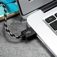 thumbnail image 2 of Cable USB Tipo C Cargador Cable Carga Cable Tipo C Cable De Teléfono Datos Sync Nylon Reemplazo Trenzado Para Negro, 2 of 6
