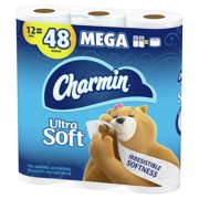 Charmin Ultra Soft Toilet Paper, 12 Mega Rolls, 264 Sheets per Roll
