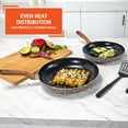 thumbnail image 3 of IMUSA Nonstick Ceramic Cookware Set 4-Piece 8in/10in with Soft-Touch Handles, Aluminum, Black, 3 of 6